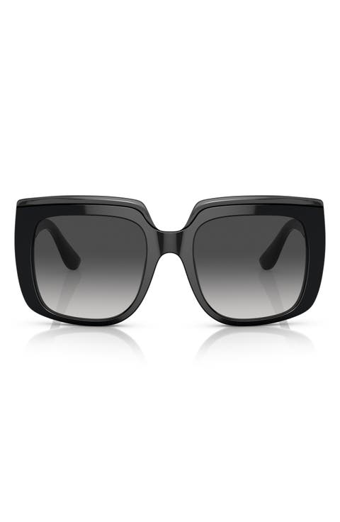 54mm Gradient Square Sunglasses