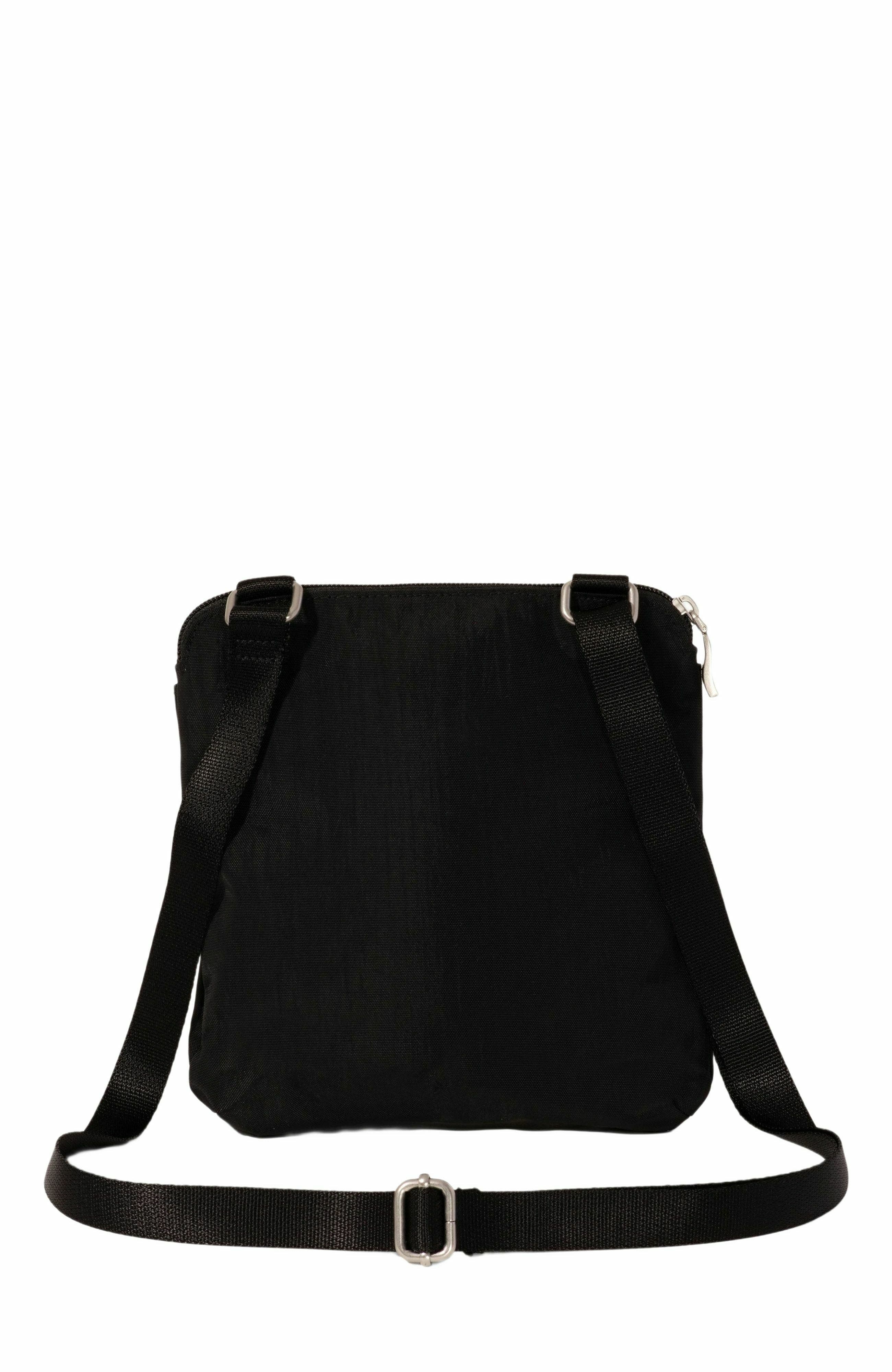 BAGGALLINI Coastal Flip Lock Mini Crossbody, Alternate, color, Black