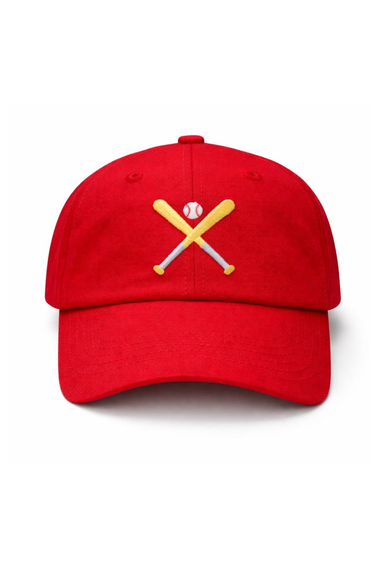 All-Star Baseball Hat, Main, color, Red