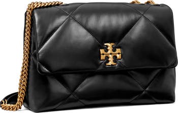 Kira Diamond Quilted Leather Convertible Shoulder Bag