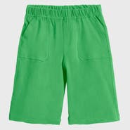 CITY THREADS Boys 100% Cotton UPF 50+ Soft 3-Pocket Jersey Shorts