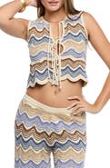 Capittana Kari Open Stitch Cover-Up Pants