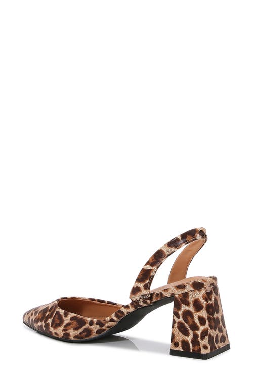 Berness Alessia Slingback Pump In Leopard