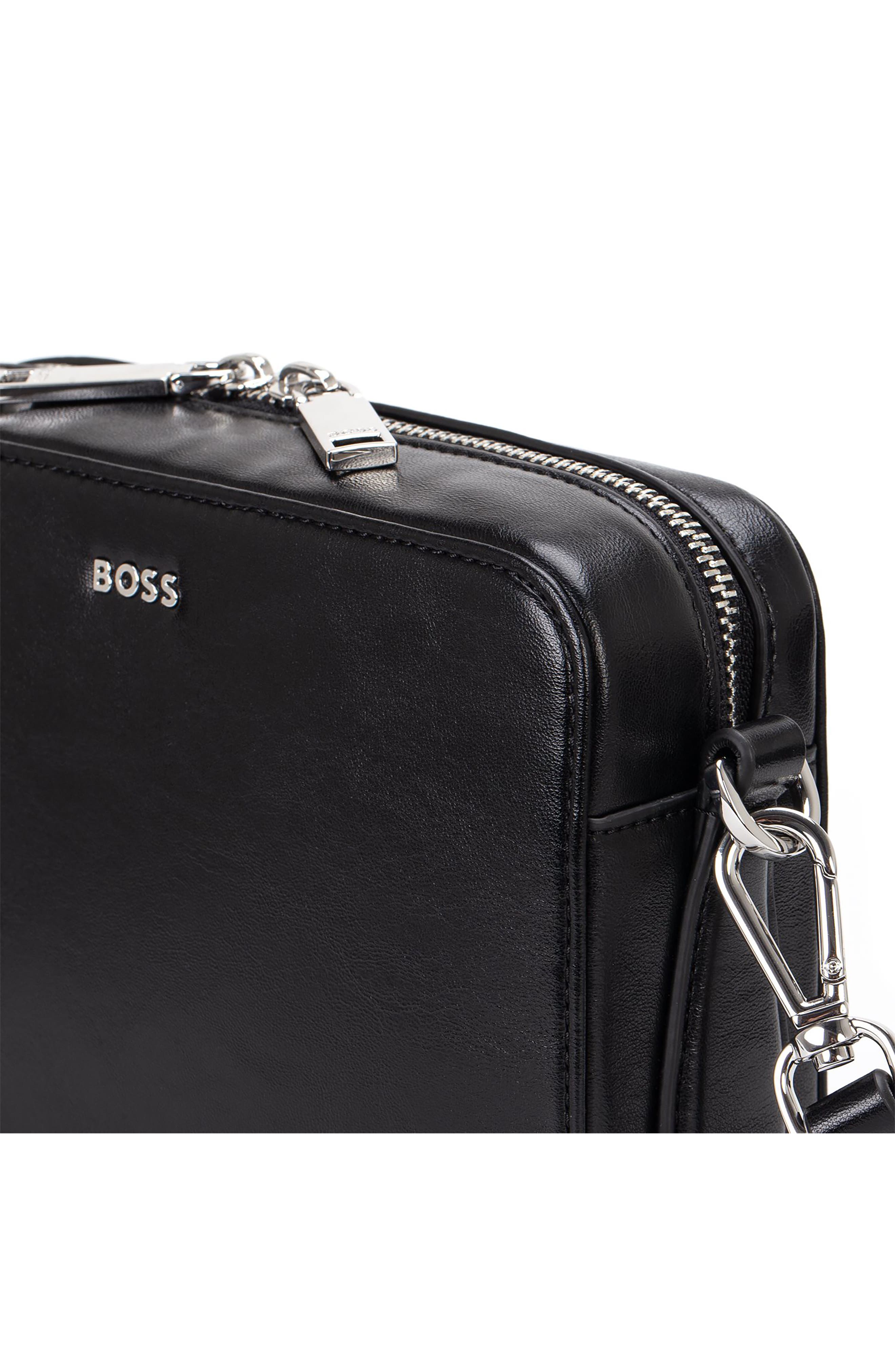 BOSS Liriel Faux Leather Crossbody Bag, Alternate, color, 