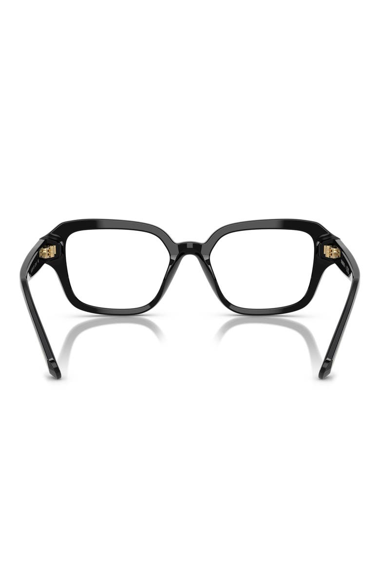52mm Pillow Optical Glasses, Alternate, color, BLACK