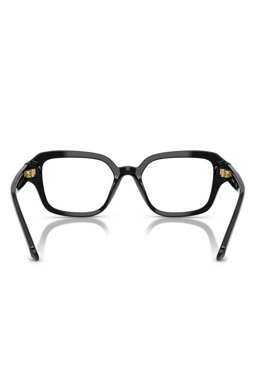 Swarovski 54mm Pillow Optical Glasses In Black
