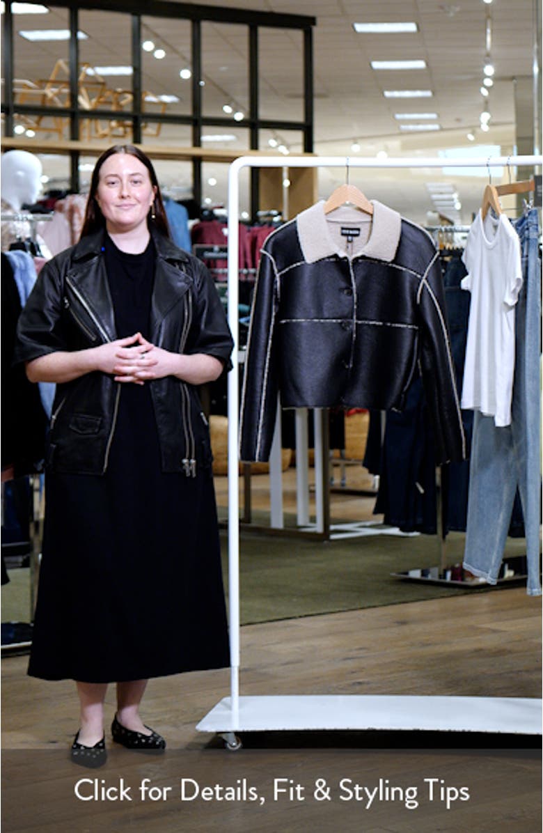 Tilia Faux Shearling Coat, sales video thumbnail