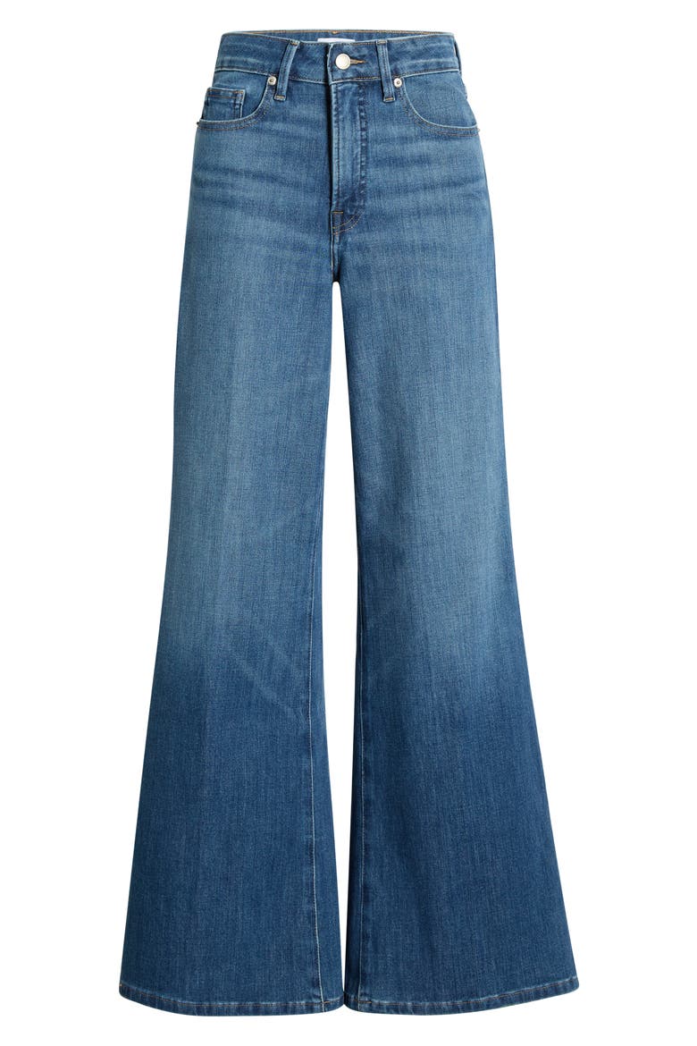 Soft Tech Good Waist Palazzo Ankle Jeans, Alternate, color, INDIGO1281