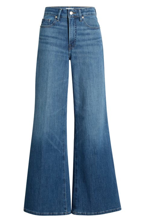 Soft-Tech Good Waist Palazzo Jeans (Regular & Plus)