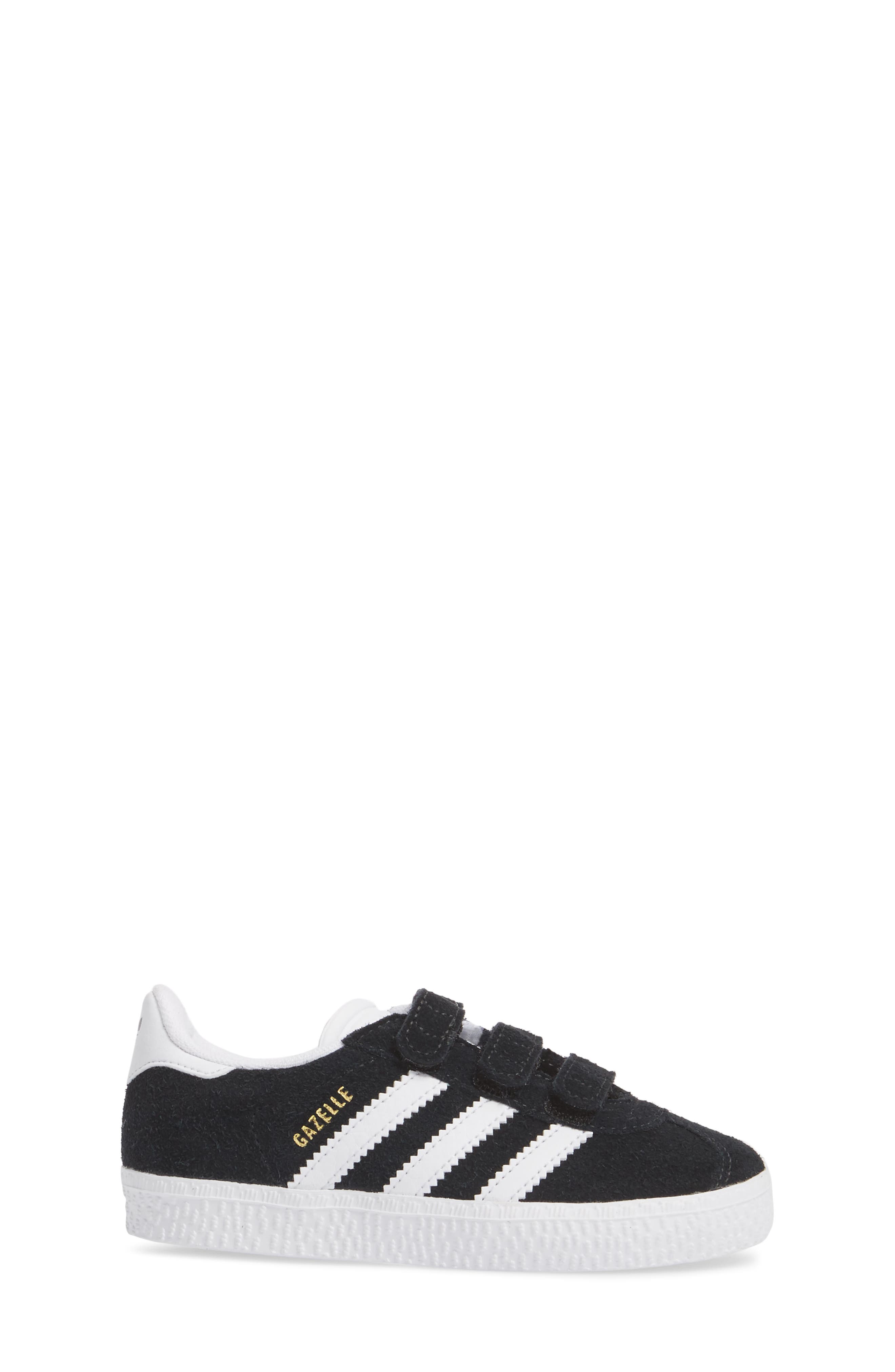 adidas Gazelle Sneaker, Alternate, color, Cblack/Ftw