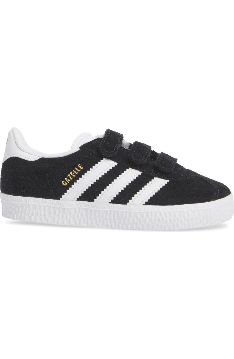 adidas Gazelle Sneaker, Alternate, color, Cblack/Ftw