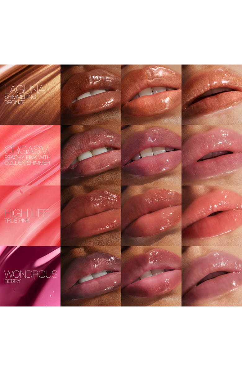 NARS Hot Escape Afterglow Lip Oil, Alternate, color, Laguna