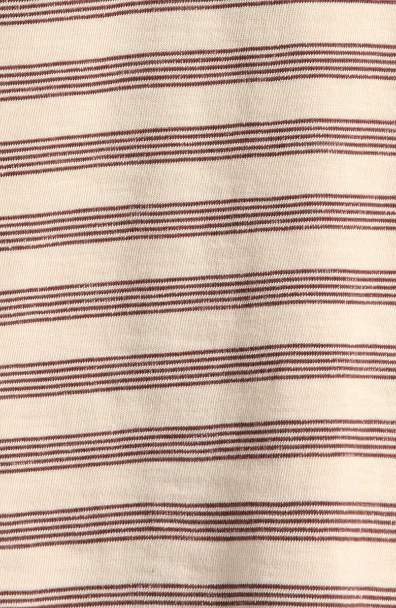 Rylee + Cru Kids' Ahoy Stripe Relaxed T-Shirt, Alternate, color, Brown