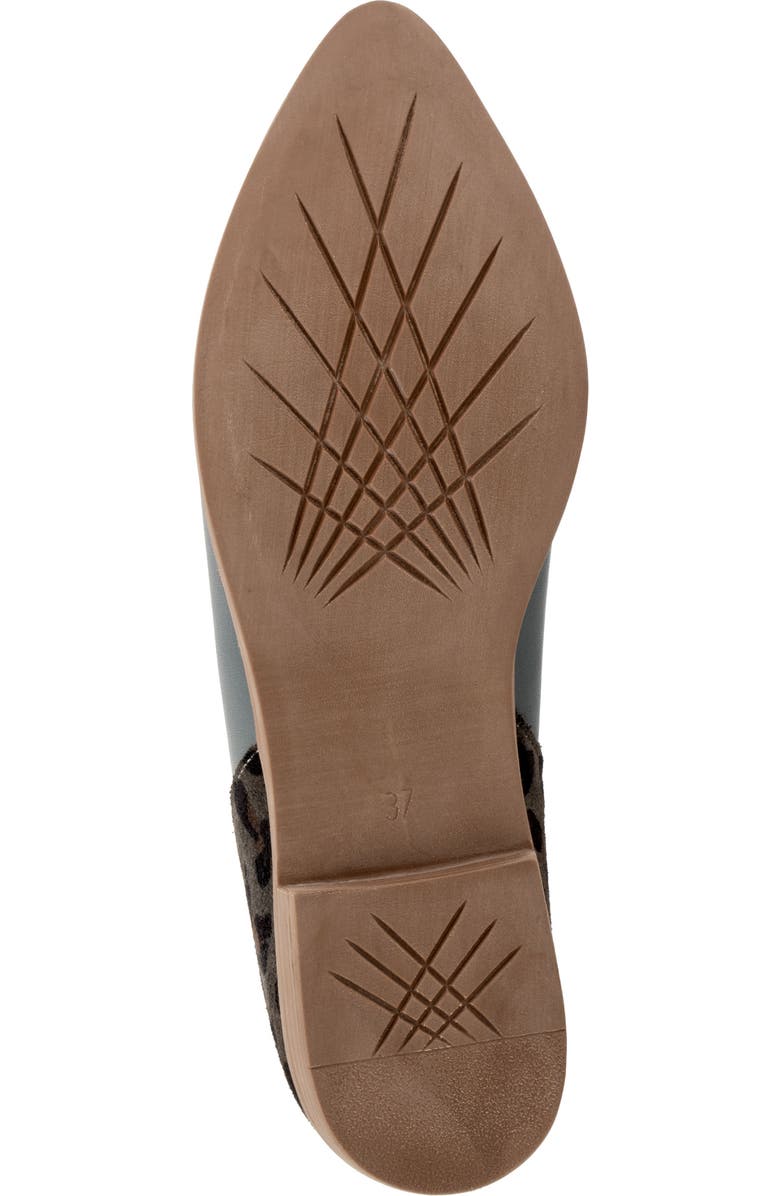 Bueno Beau Pointed Toe Loafer, Alternate, color, Ash/ Leopard