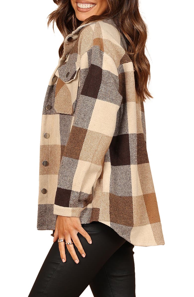 Petal & Pup Adkin Plaid Flannel Jacket, Alternate, color, 