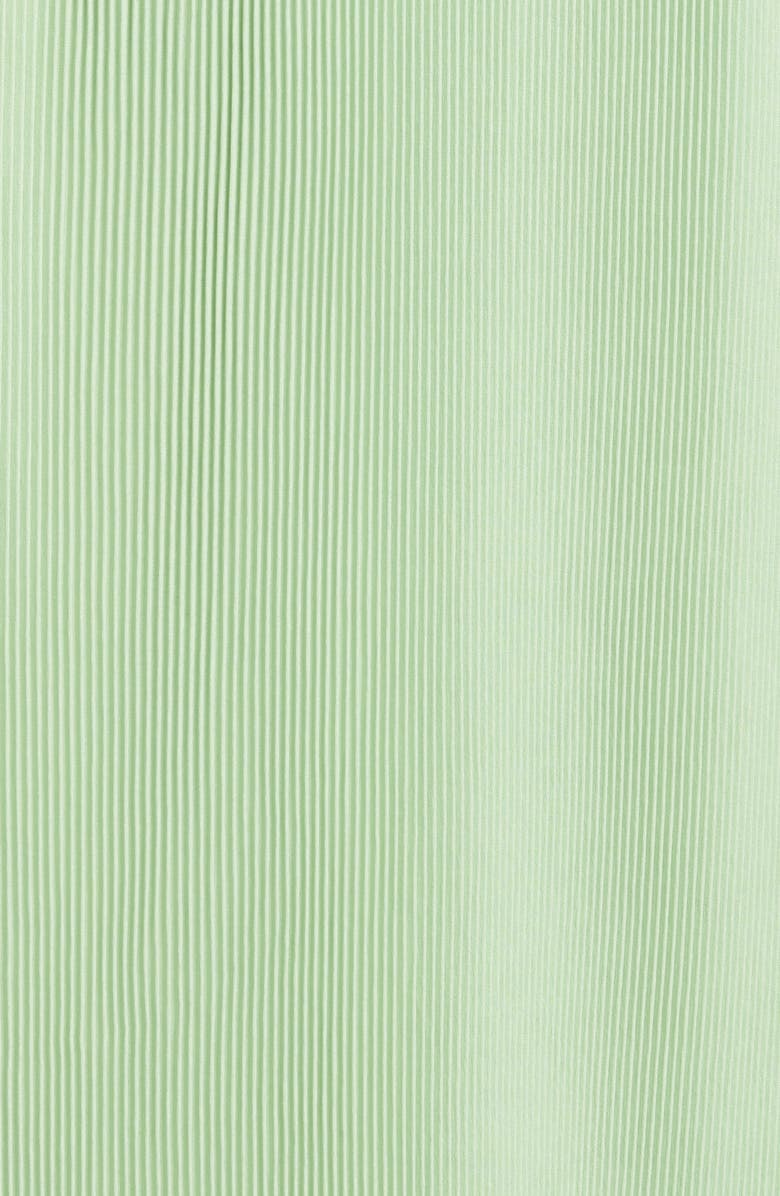 Tibi Ruffle Trim Pleated Midi Dress, Alternate, color,