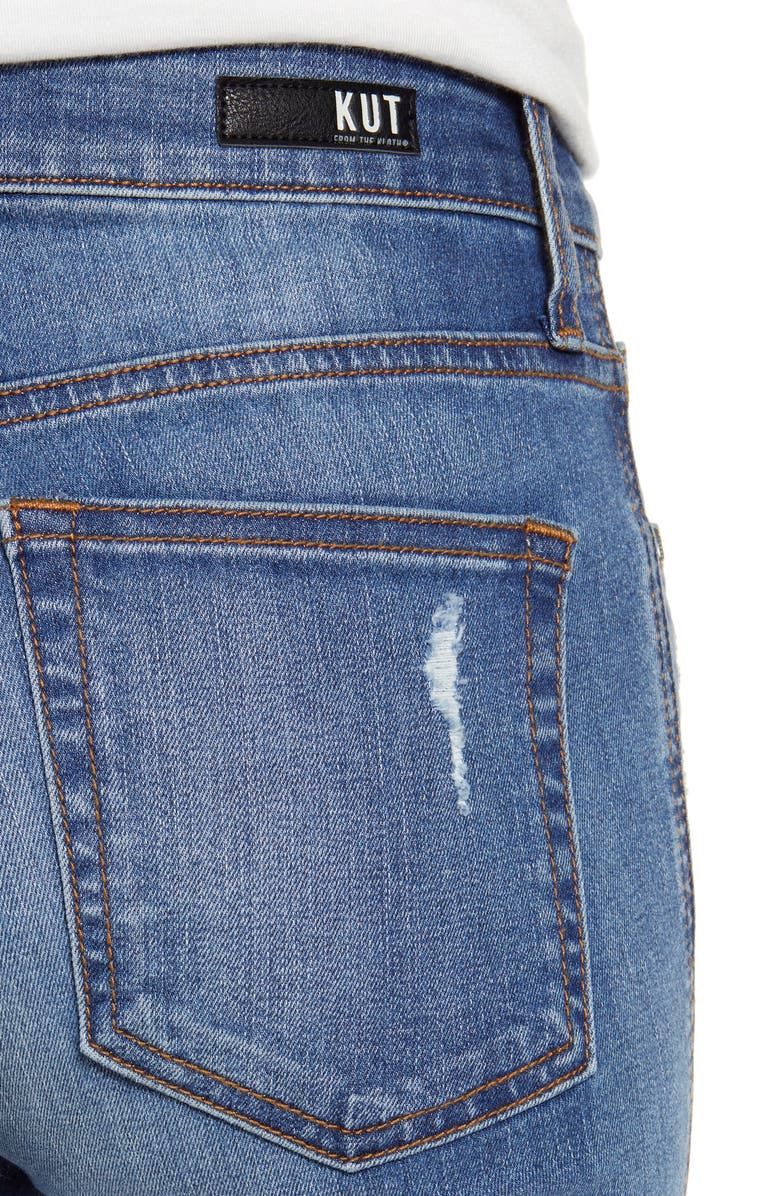 KUT from the Kloth High Waist Ankle Cigarette Jeans, Alternate, color,
