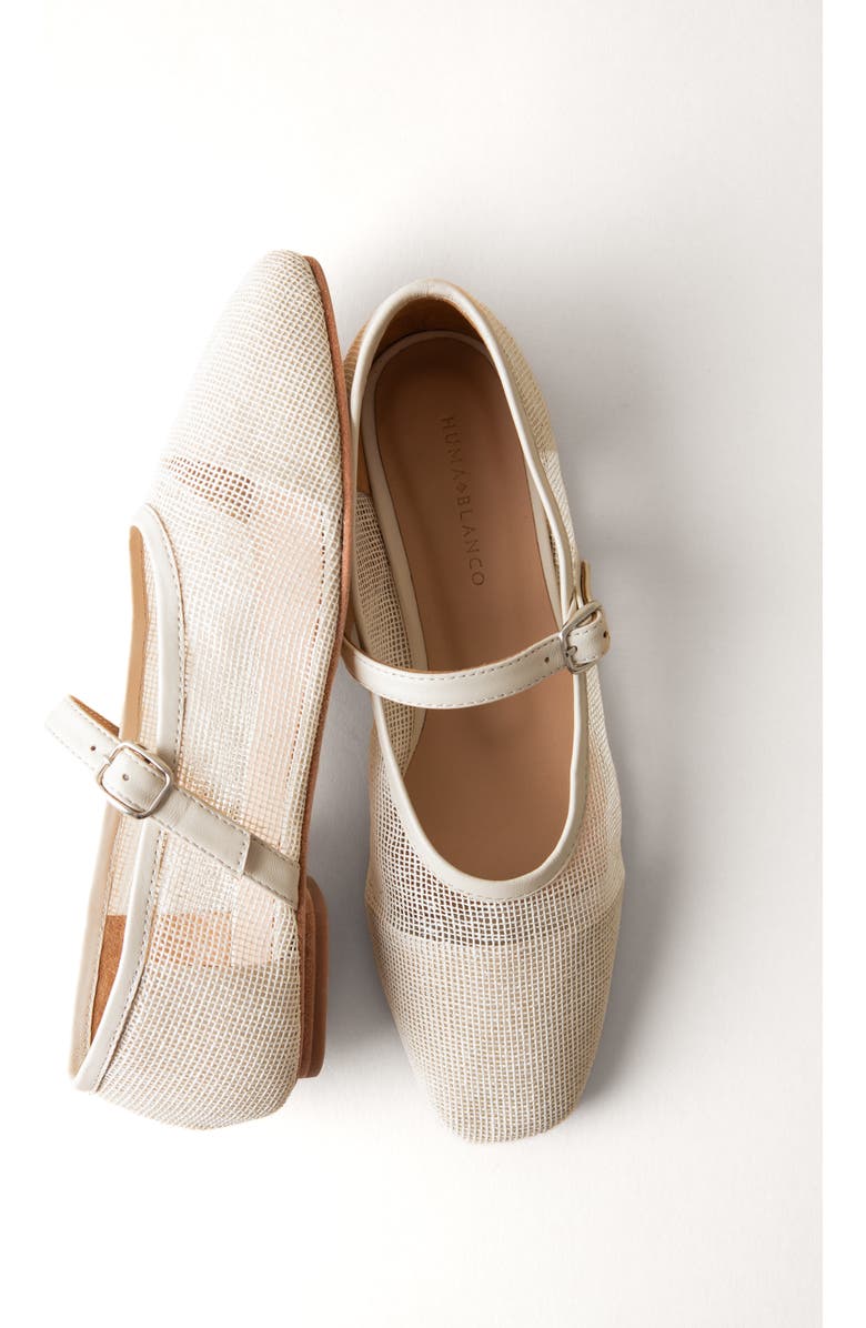 Huma Blanco Penny Mary Jane Flat, Alternate, color, Natural Jute
