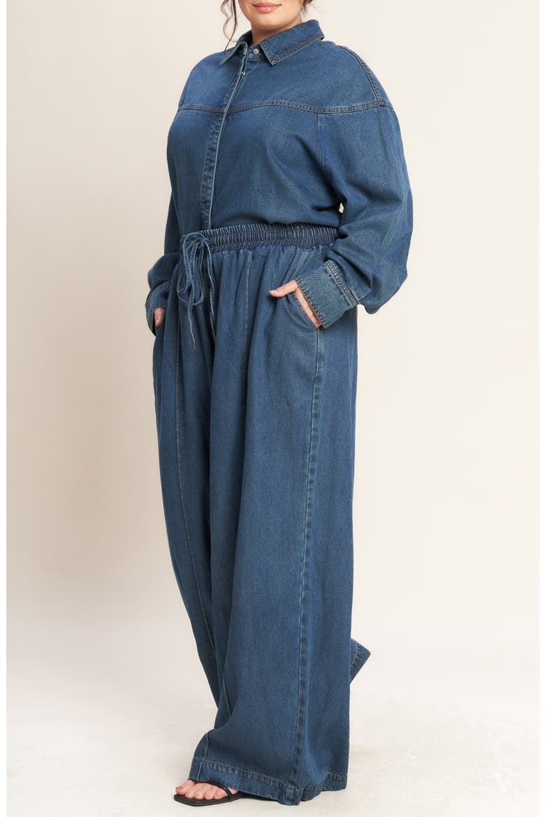 Denim Pull-On Pants, Alternate, color, INDIGO DENIM