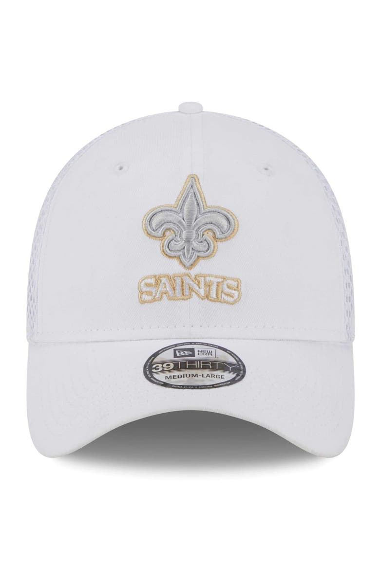New Era Men's New Era  White New Orleans Saints Neo 39THIRTY Flex Hat, Alternate, color, 