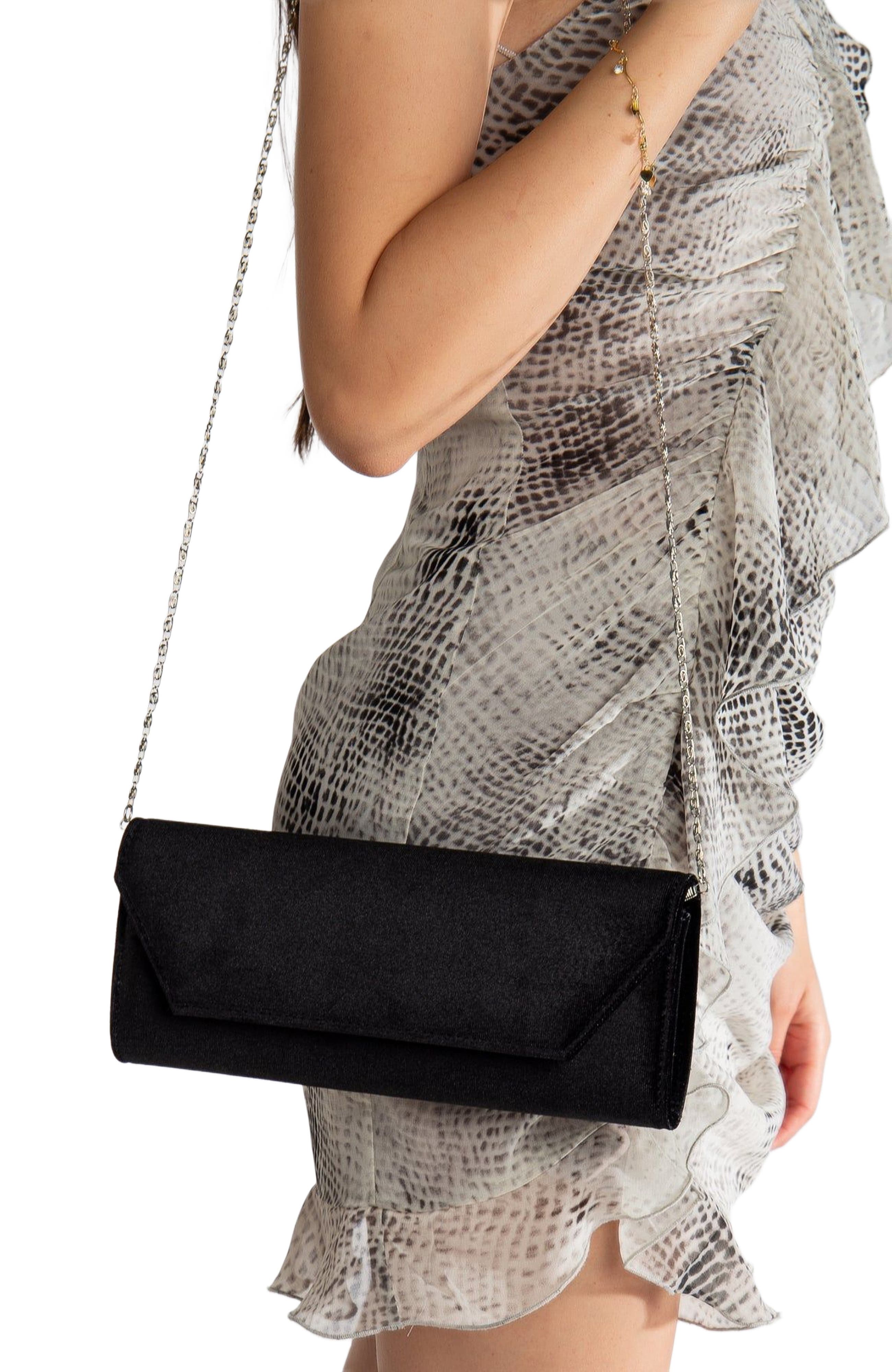 Forever & Always Shoes Scarlett Evening Purse, Alternate, color, 