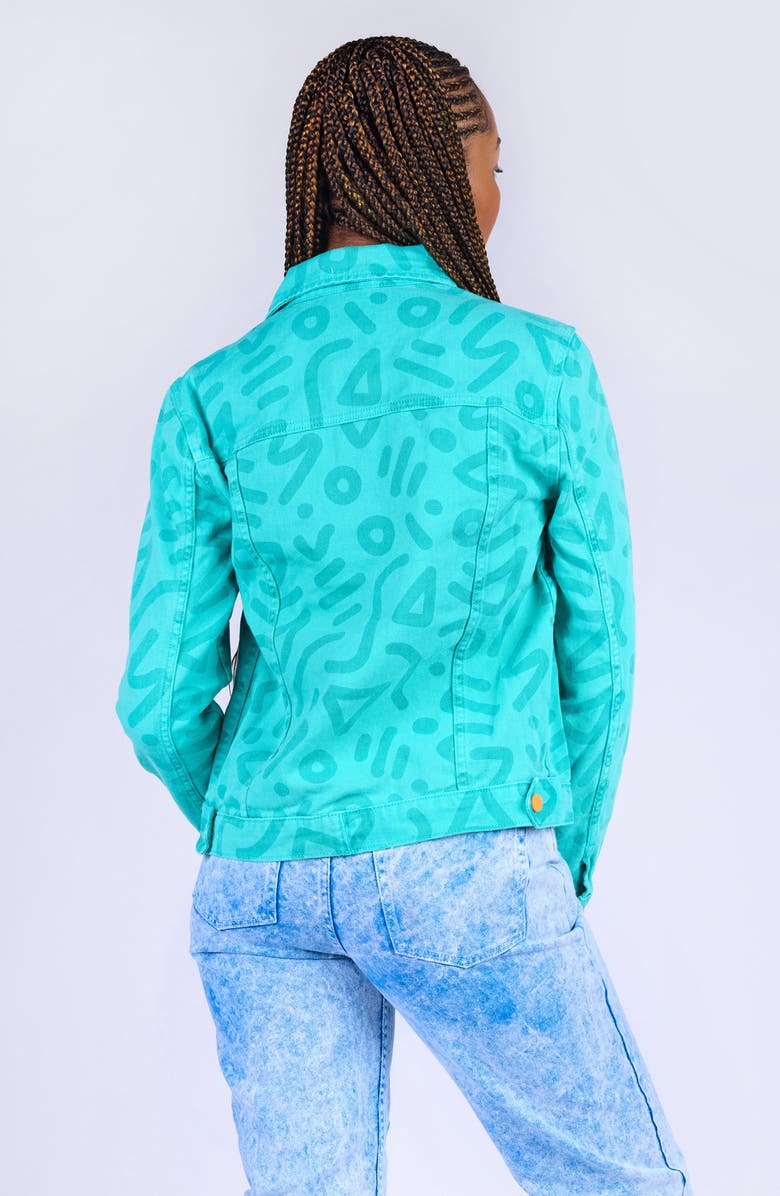MOKUYOBI Zap Denim Jacket, Alternate, color, Parkland