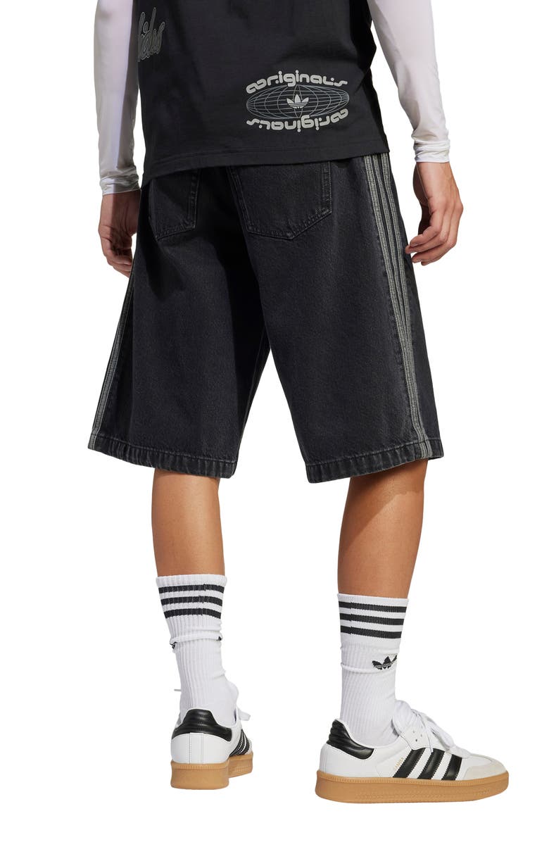 adidas Originals Adicolor Firebird Denim Shorts, Alternate, color,