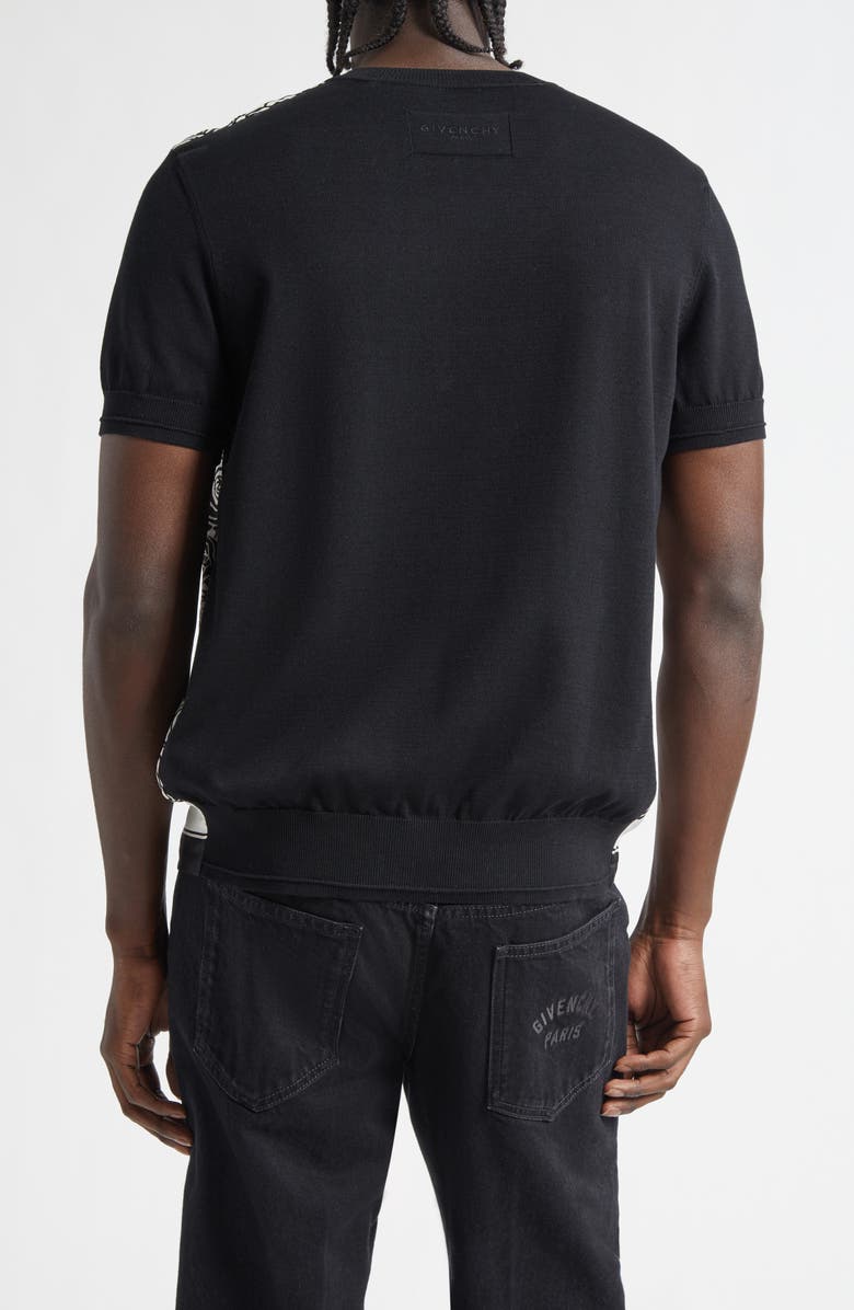 Givenchy Rose Print, Alternate, color, Black/ Ivory