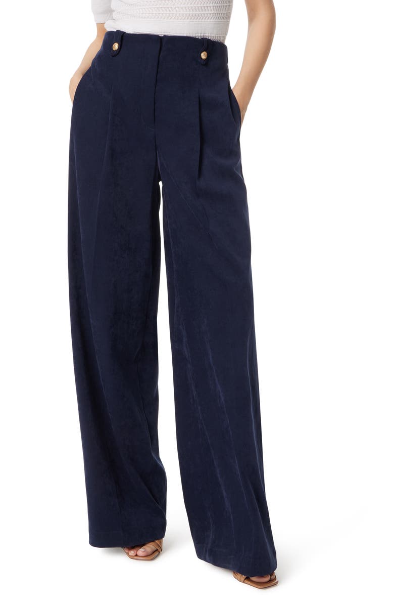 Sam Edelman Lorelai Pleated Wide Leg Pants, Main, color,