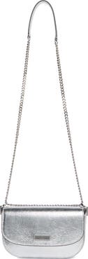 Kate Spade New York krista metallic chain flap crossbody bag