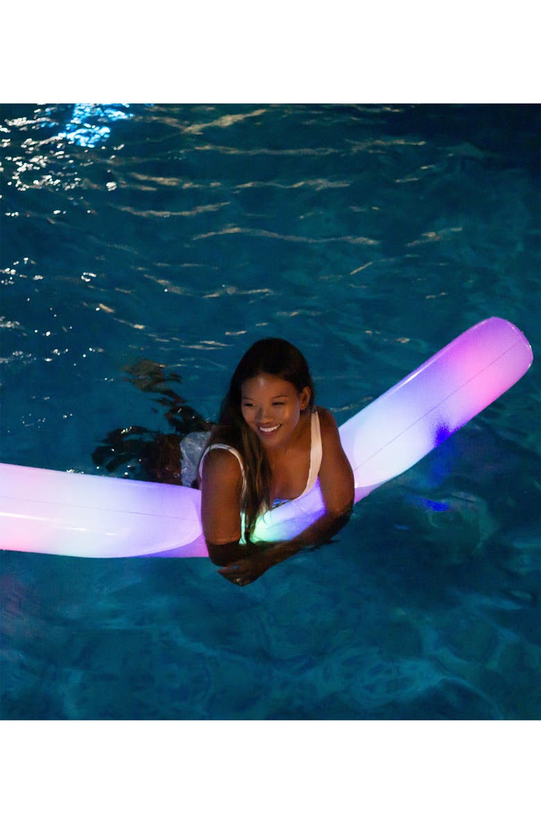 POOLCANDY Giant LED Super Noodle Pool Float, Alternate, color, 