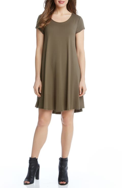 Maggie Cap Sleeve Trapeze Dress