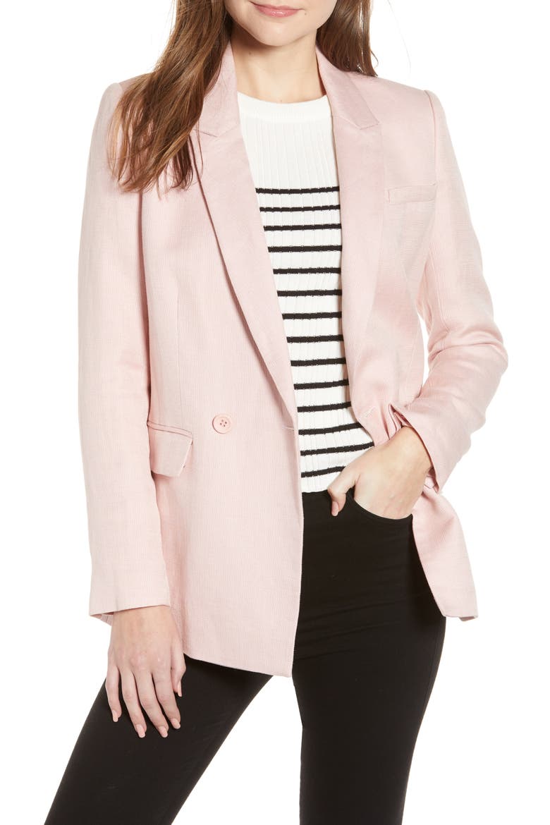 Grace Blazer, Main, color, PINK ROSE