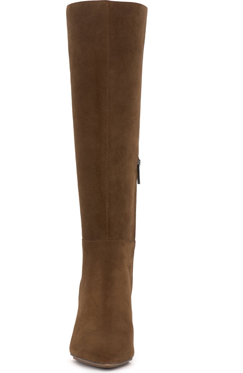 Vince Camuto Brigitte Pointed Toe Knee High Boot, Alternate, color, Reishi Brown