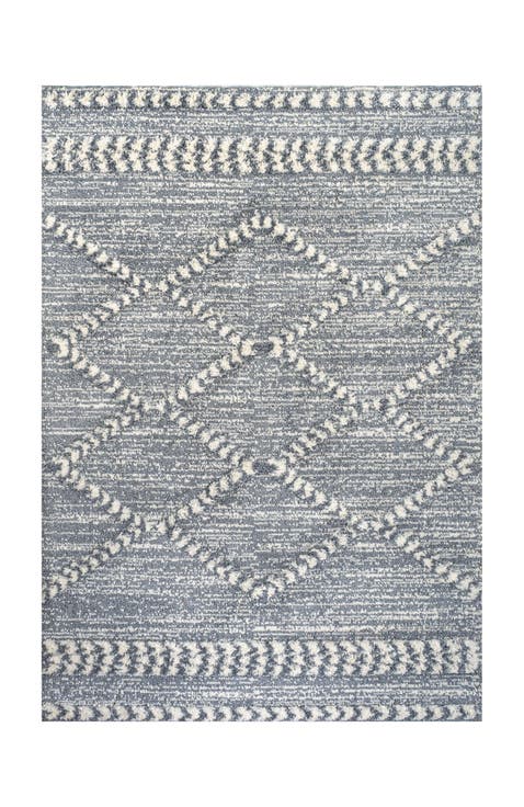Sofie Moroccan Trellis High-Low Area Rug