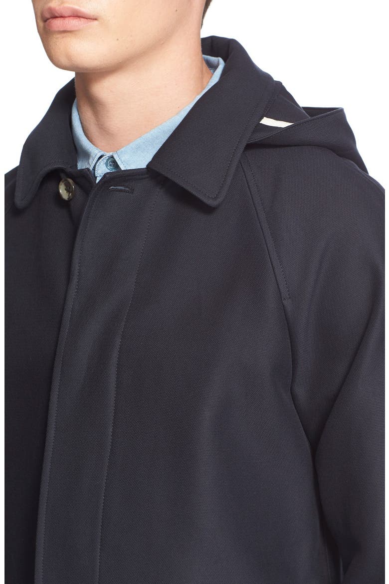 Hooded Cotton Parka, Alternate, color, NAVY