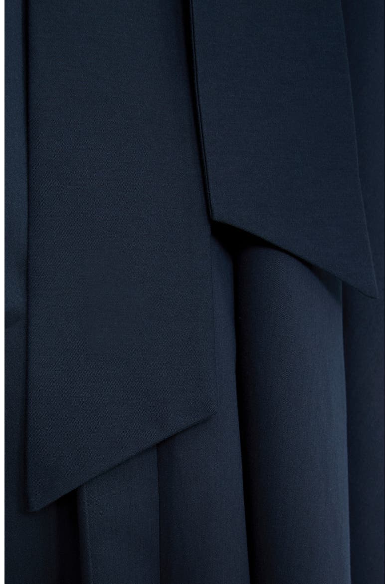 Simone Cotton Blend Maxi Skirt, Alternate, color, NAVY