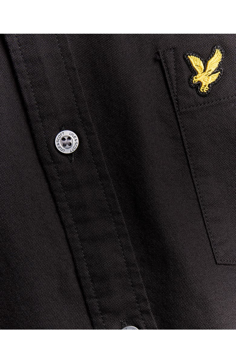 Lyle & Scott Plain Oxford Shirt, Alternate, color, Jet Black