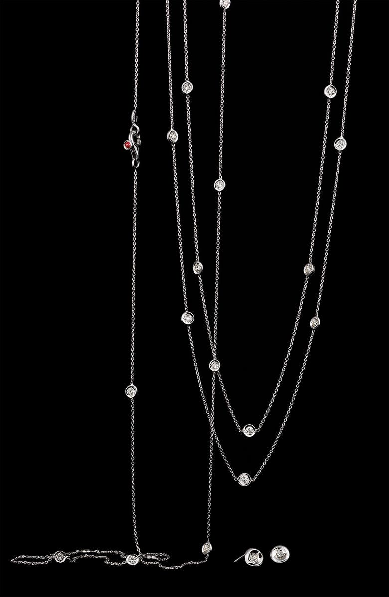 Roberto Coin 'Diamonds by the Inch' Station Necklace, Alternate, color, 