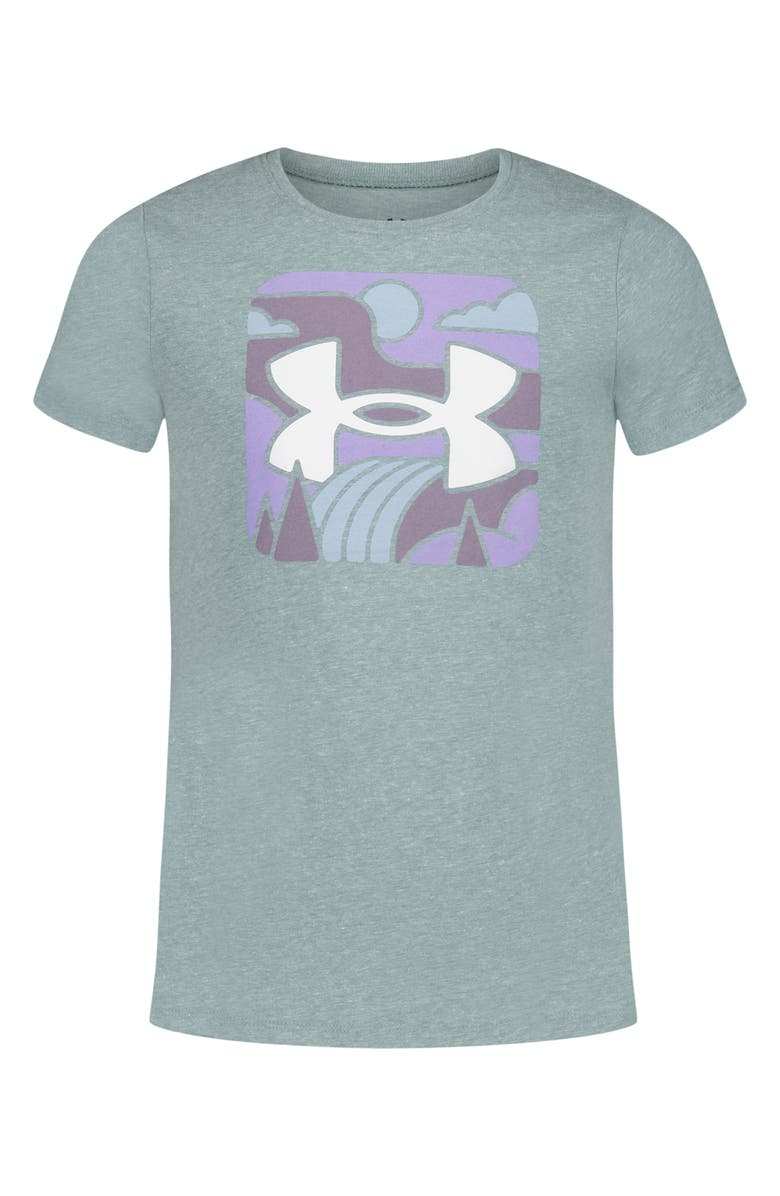 Under Armour Kids' Trail Mark Graphic T-Shirt, Main, color, Serpentine