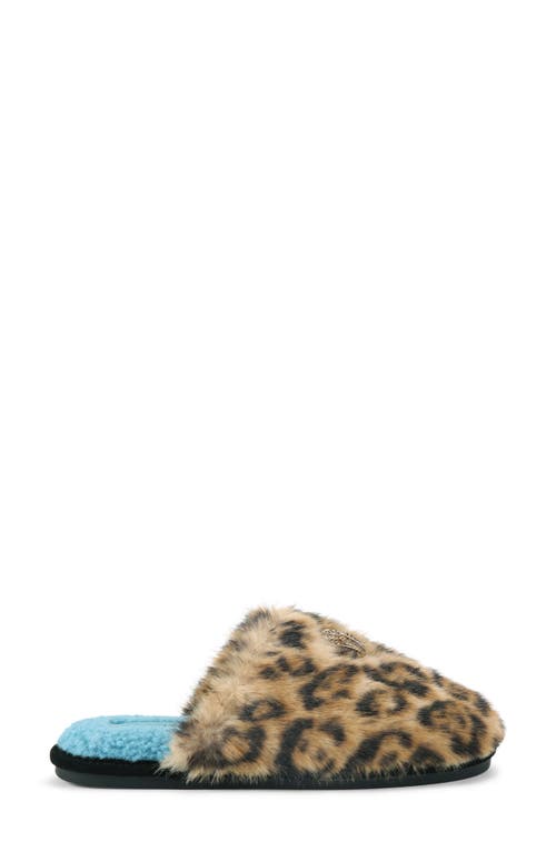 Kurt Geiger London Kensington Faux Shearling Slipper In Brown