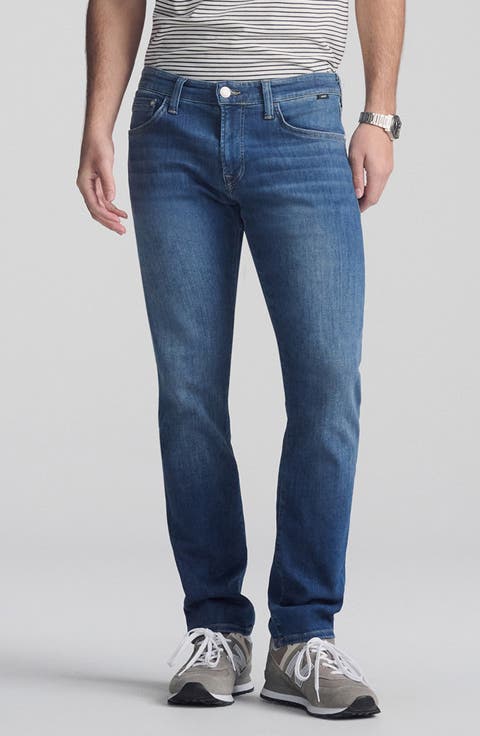 Jake Slim Fit Jeans (Mid Foggy Feather Blue) (Regular, Big & Tall)