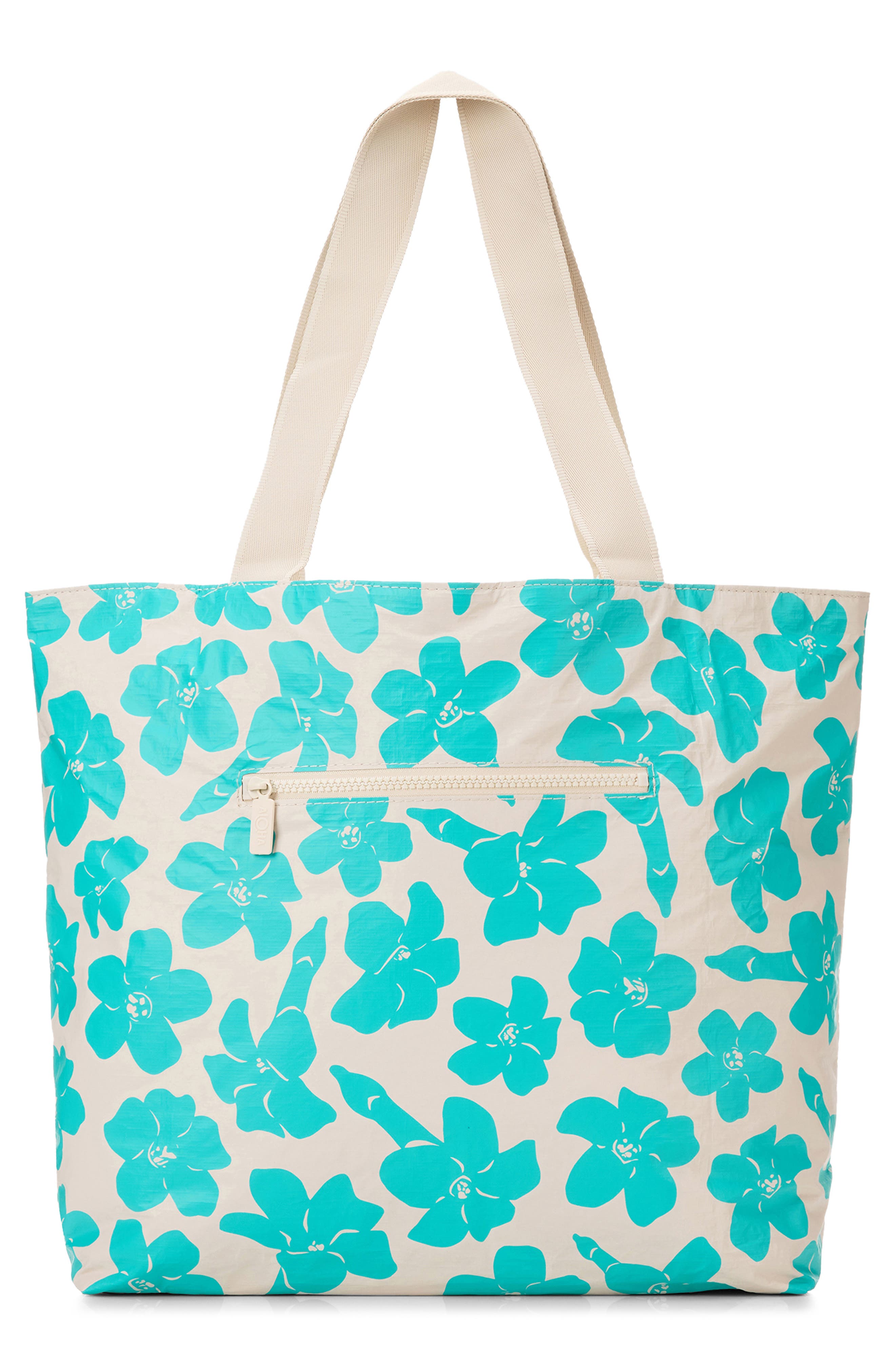Day Tripper Puakenikeni Water Resistant Tyvek® Tote, Alternate, color, BLUE LAGOON/SANDSTONE