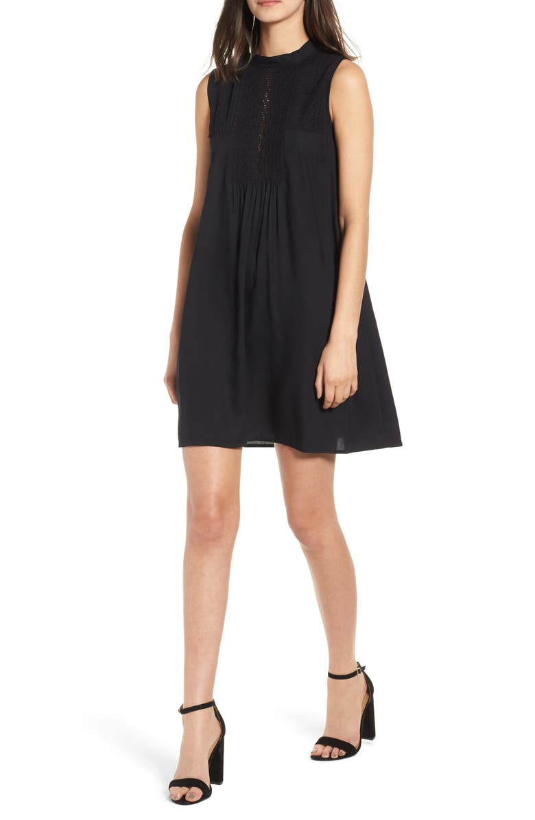 Hinge Lace Detail Minidress, Main, color,