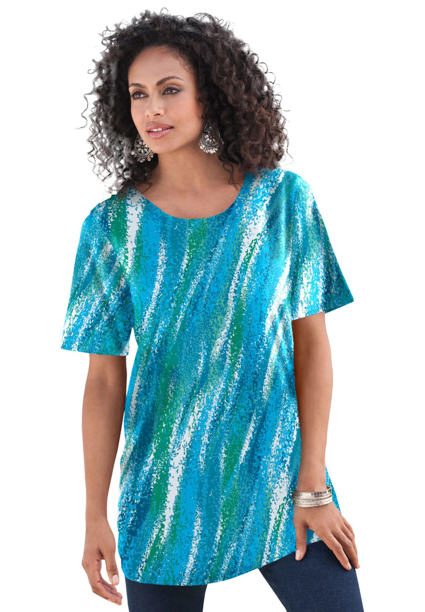 OCEAN TEXTURED STRIPE