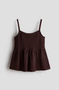 H&M Pointelle-knit Strappy Top