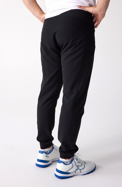 Centerline Athletics Courtside Track Pants In Black