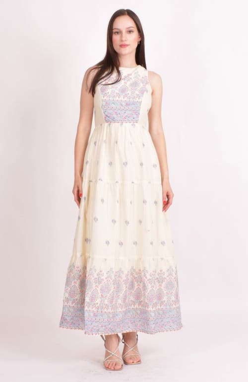 Raas Caitlin Cotton Maxi Sundress In White