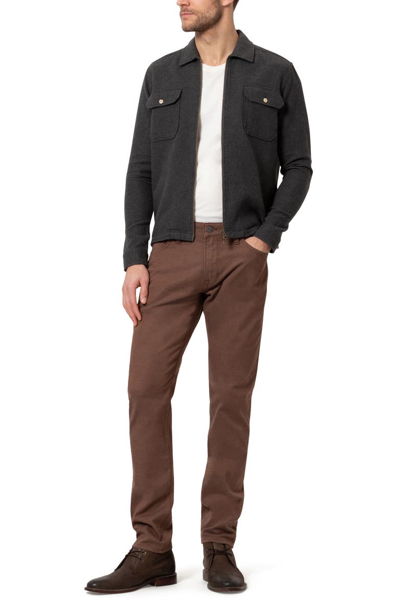 Courage CoolMax® Stretch Straight Leg Five Pocket Pants, Alternate, color, BROWN COOLMAX