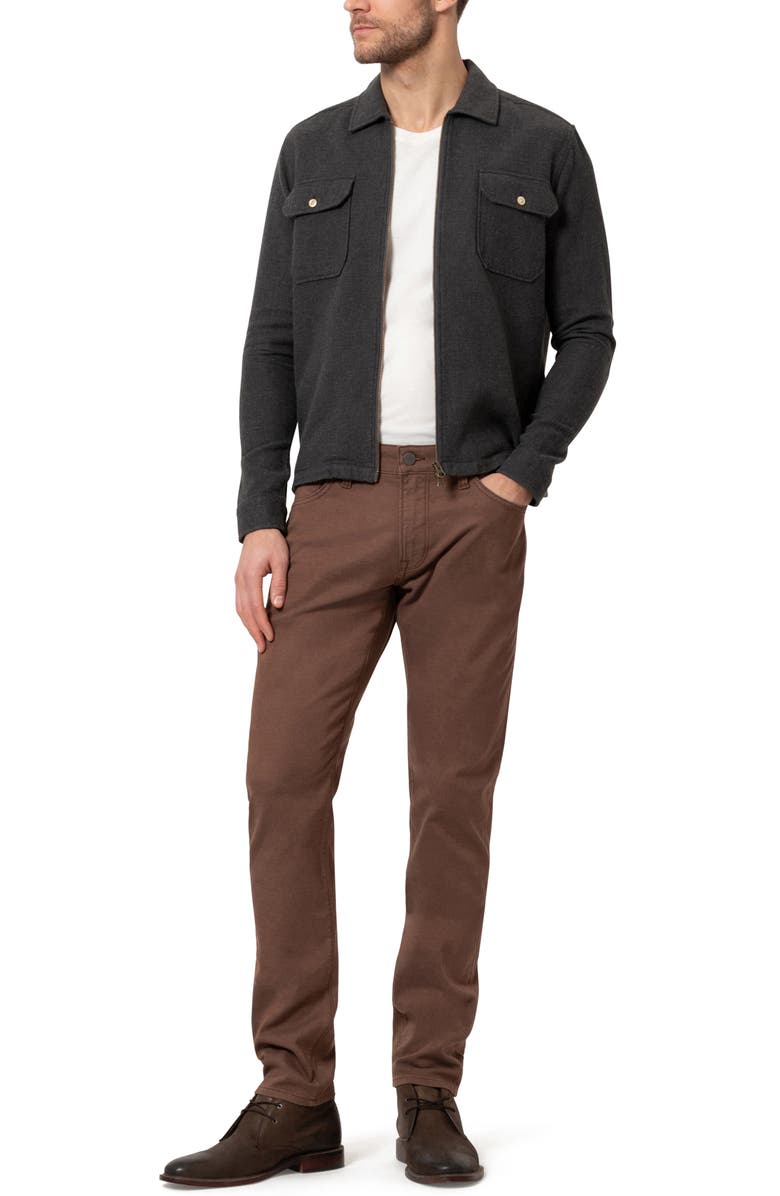 34 Heritage Courage CoolMax<sup>®</sup> Stretch Straight Leg Five Pocket Pants, Alternate, color, Brown Coolmax